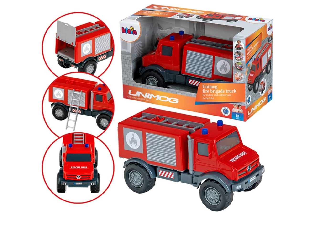 Klein Mercedes-Benz Unimog Παιδικό Πυροσβεστικό Όχημα 25cm