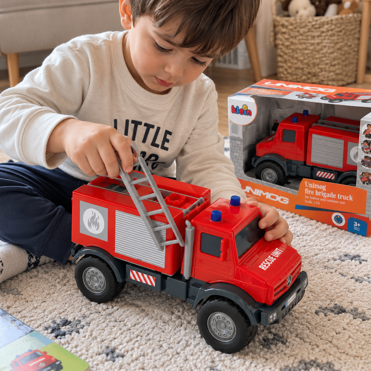 Klein Mercedes-Benz Unimog Παιδικό Πυροσβεστικό Όχημα 25cm